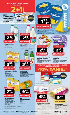 Netto - gazetka promocyjna Gazetka Spożywcza od poniedziałku 10.08 do piątku 14.08 - strona 13