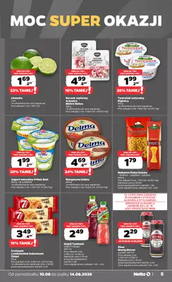 Netto - gazetka promocyjna Gazetka Spożywcza od poniedziałku 10.08 do piątku 14.08 - strona 5