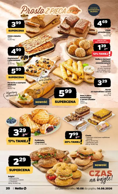 Netto - gazetka promocyjna Gazetka Spożywcza od poniedziałku 10.08 do piątku 14.08 - strona 20