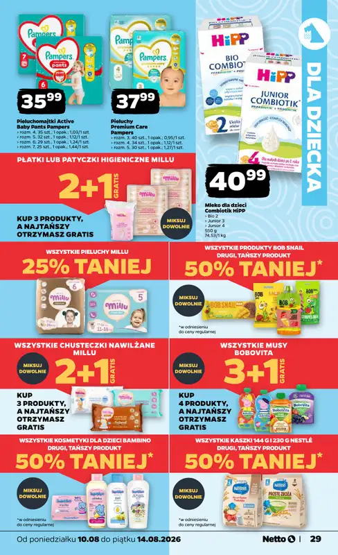 Netto - gazetka promocyjna Gazetka Spożywcza od poniedziałku 10.08 do piątku 14.08 - strona 29