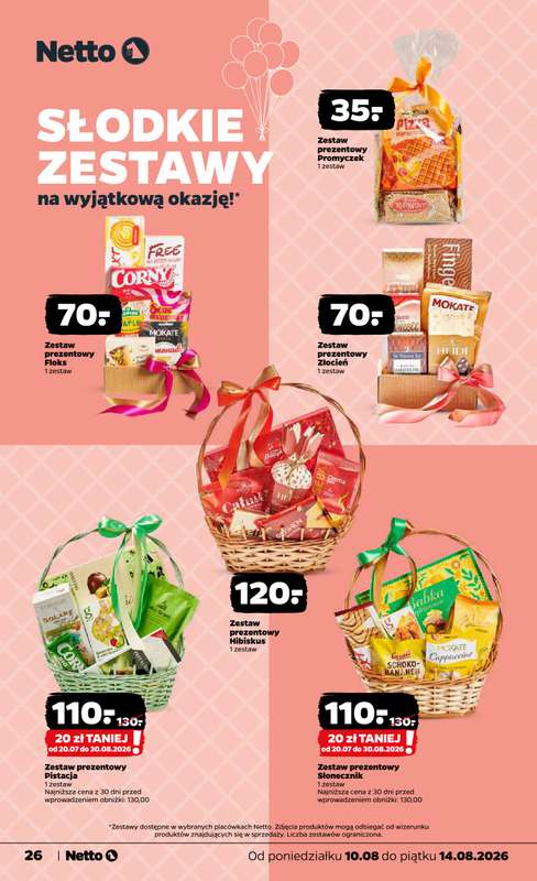 Netto - gazetka promocyjna Gazetka Spożywcza od poniedziałku 10.08 do piątku 14.08 - strona 26