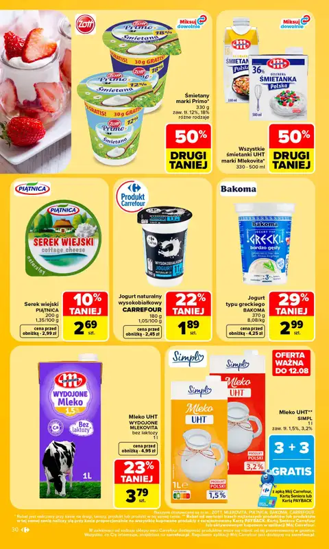 Carrefour - gazetka promocyjna Gazetka Carrefour od poniedziałku od poniedziałku 10.08 do piątku 14.08 - strona 32