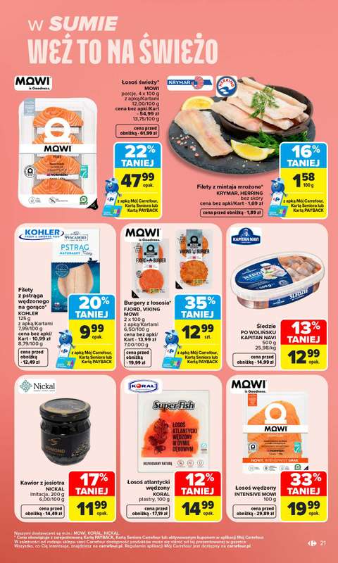 Carrefour - gazetka promocyjna Gazetka Carrefour od poniedziałku od poniedziałku 10.08 do piątku 14.08 - strona 23