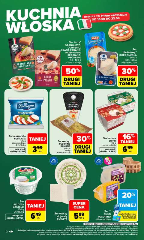 Carrefour - gazetka promocyjna Gazetka Carrefour od poniedziałku od poniedziałku 10.08 do piątku 14.08 - strona 14