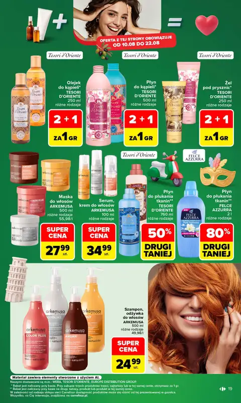 Carrefour - gazetka promocyjna Gazetka Carrefour od poniedziałku od poniedziałku 10.08 do piątku 14.08 - strona 21