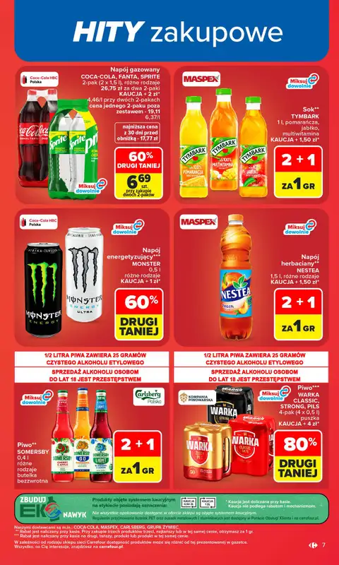 Carrefour - gazetka promocyjna Gazetka Carrefour od poniedziałku od poniedziałku 10.08 do piątku 14.08 - strona 9