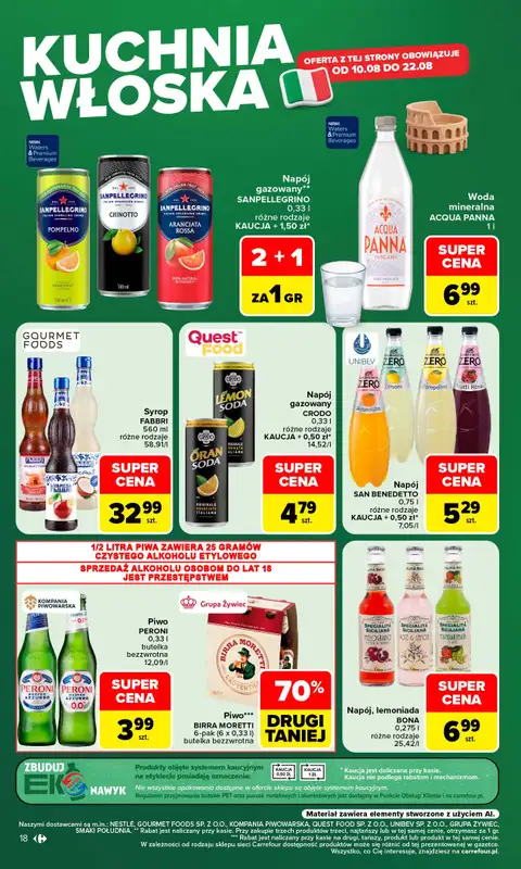 Carrefour - gazetka promocyjna Gazetka Carrefour od poniedziałku od poniedziałku 10.08 do piątku 14.08 - strona 20