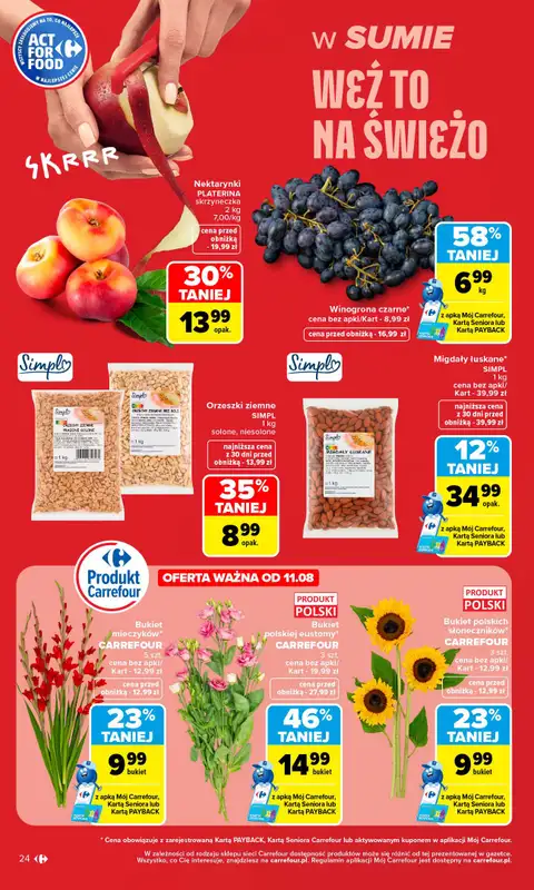 Carrefour - gazetka promocyjna Gazetka Carrefour od poniedziałku od poniedziałku 10.08 do piątku 14.08 - strona 26