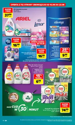 Carrefour - gazetka promocyjna Gazetka Carrefour od poniedziałku od poniedziałku 10.08 do piątku 14.08 - strona 48