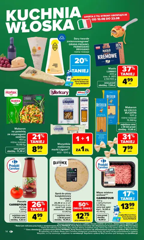 Carrefour - gazetka promocyjna Gazetka Carrefour od poniedziałku od poniedziałku 10.08 do piątku 14.08 - strona 16
