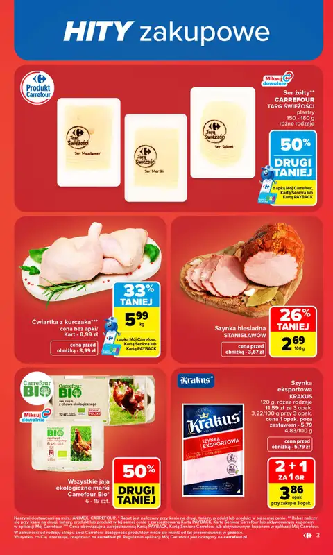 Carrefour - gazetka promocyjna Gazetka Carrefour od poniedziałku od poniedziałku 10.08 do piątku 14.08 - strona 5