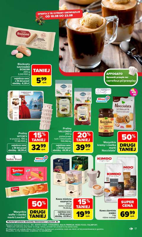Carrefour - gazetka promocyjna Gazetka Carrefour od poniedziałku od poniedziałku 10.08 do piątku 14.08 - strona 19