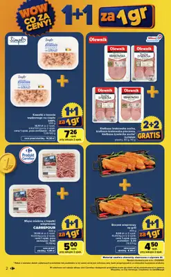 Carrefour - gazetka promocyjna Gazetka Wow co za ceny od poniedziałku 10.08 do piątku 14.08 - strona 2
