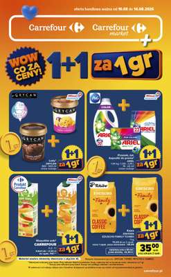 Carrefour - gazetka promocyjna Gazetka Wow co za ceny od poniedziałku 10.08 do piątku 14.08