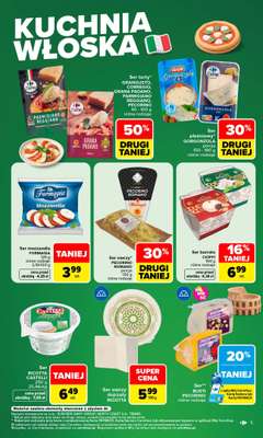 Carrefour - gazetka promocyjna Gazetka Kuchnia Włoska przez cały rok  do soboty 22.08 - strona 5