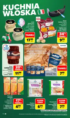 Carrefour - gazetka promocyjna Gazetka Kuchnia Włoska przez cały rok od poniedziałku 10.08 do soboty 22.08 - strona 10