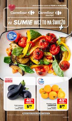 Carrefour - gazetka promocyjna Gazetka Weź to na świeżo od poniedziałku 10.08 do piątku 14.08