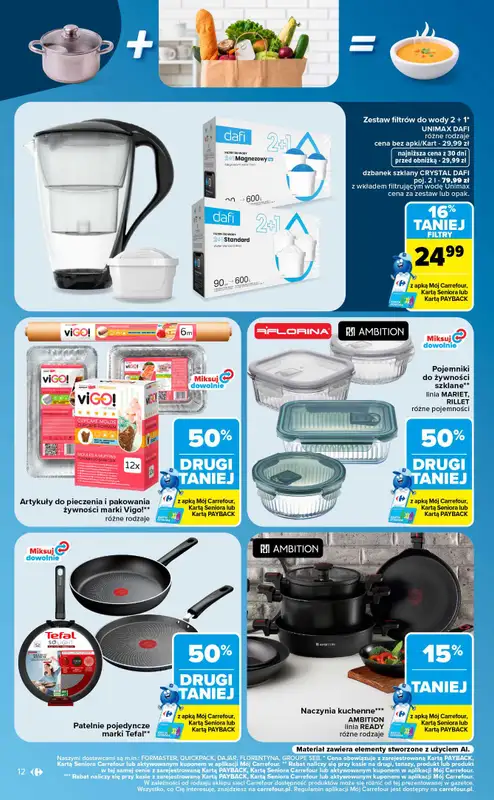 Carrefour - gazetka promocyjna Gazetka Same okazje od poniedziałku 10.08 do soboty 22.08 - strona 12