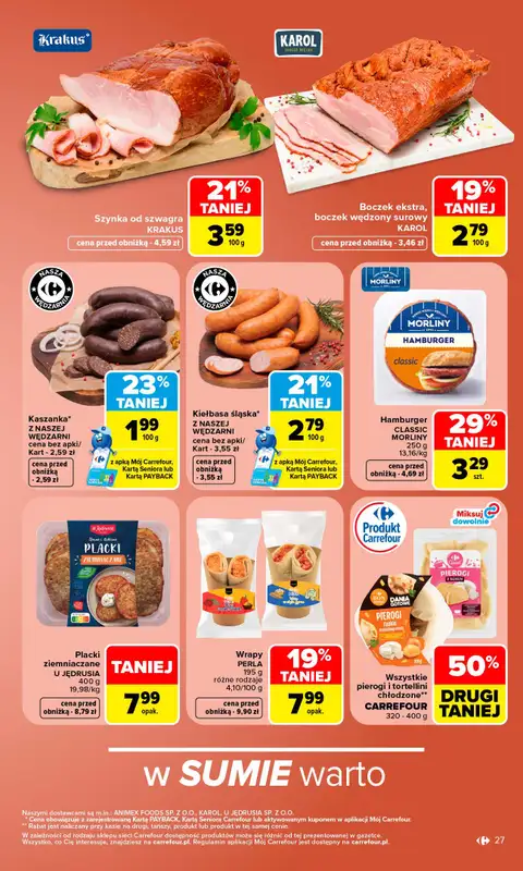 Carrefour Market - gazetka promocyjna Gazetka Carrefour Market od poniedziałku od poniedziałku 10.08 do piątku 14.08 - strona 29