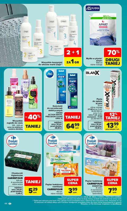 Carrefour Market - gazetka promocyjna Gazetka Carrefour Market od poniedziałku od poniedziałku 10.08 do piątku 14.08 - strona 46