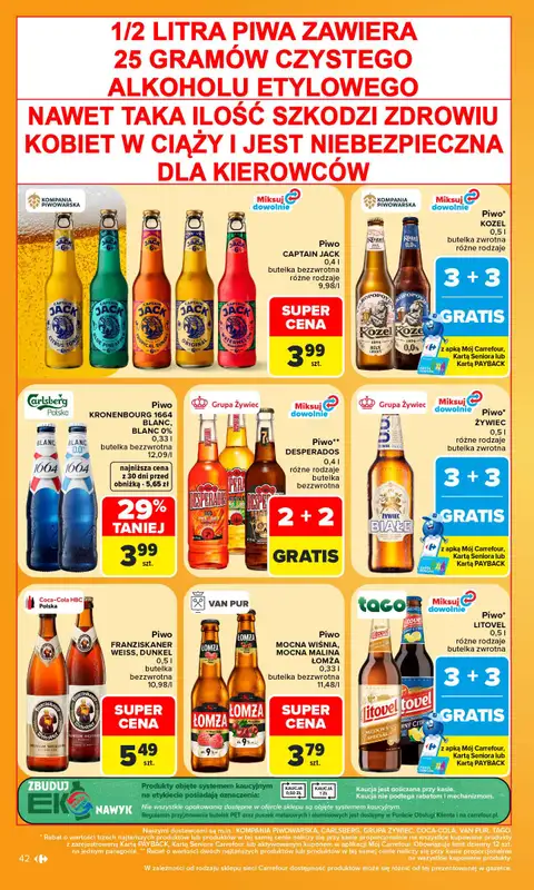 Carrefour Market - gazetka promocyjna Gazetka Carrefour Market od poniedziałku od poniedziałku 10.08 do piątku 14.08 - strona 44