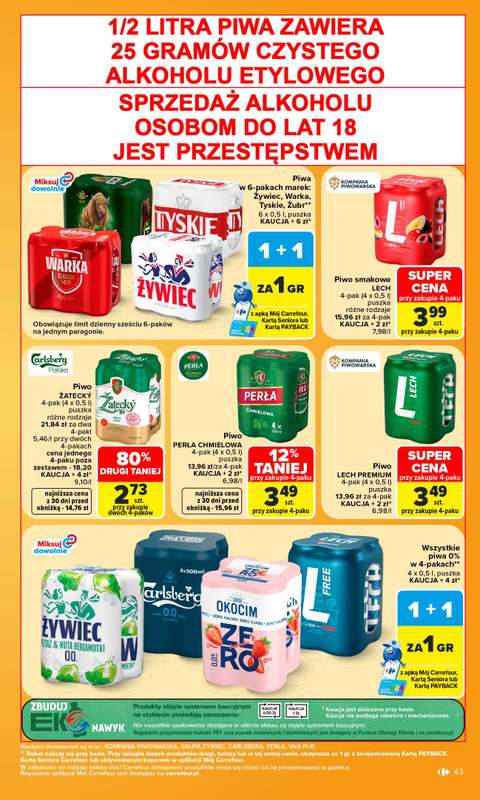 Carrefour Market - gazetka promocyjna Gazetka Carrefour Market od poniedziałku od poniedziałku 10.08 do piątku 14.08 - strona 45