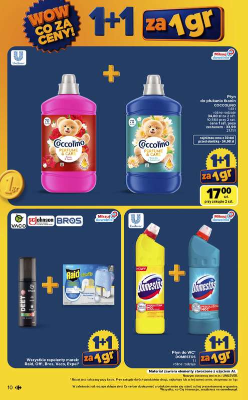 Carrefour Market - gazetka promocyjna Gazetka Wow co za ceny od poniedziałku 10.08 do piątku 14.08 - strona 10