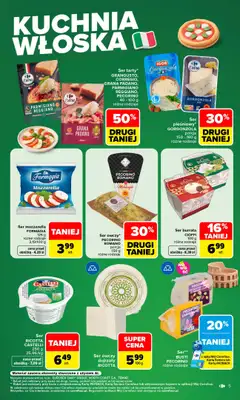 Carrefour Market - gazetka promocyjna Gazetka Kuchnia Włoska przez cały rok od poniedziałku 10.08 do soboty 22.08 - strona 5