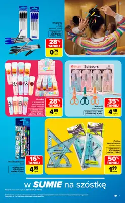 Carrefour Market - gazetka promocyjna Gazetka Szkoła nowy sezon od poniedziałku 10.08 do soboty 12.09 - strona 7