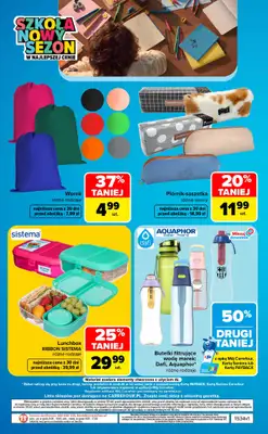 Carrefour Market - gazetka promocyjna Gazetka Szkoła nowy sezon od poniedziałku 10.08 do soboty 12.09 - strona 16