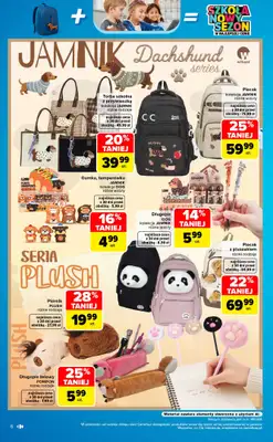 Carrefour Market - gazetka promocyjna Gazetka Szkoła nowy sezon od poniedziałku 10.08 do soboty 12.09 - strona 6