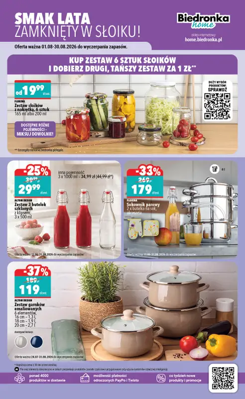 Biedronka Home - gazetka promocyjna Najlepsze oferty od soboty 08.08 do soboty 31.10 - strona 3