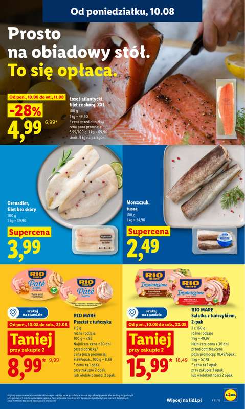 Lidl - gazetka promocyjna Oferta od poniedziałku od poniedziałku 10.08 do wtorku 11.08 - strona 57