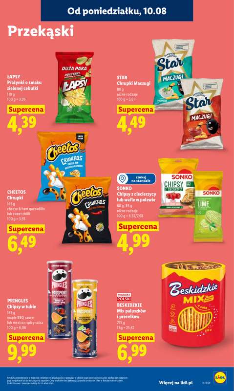 Lidl - gazetka promocyjna Oferta od poniedziałku od poniedziałku 10.08 do wtorku 11.08 - strona 75