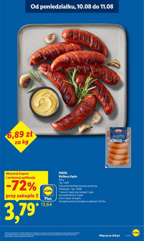 Lidl - gazetka promocyjna Oferta od poniedziałku od poniedziałku 10.08 do wtorku 11.08 - strona 13