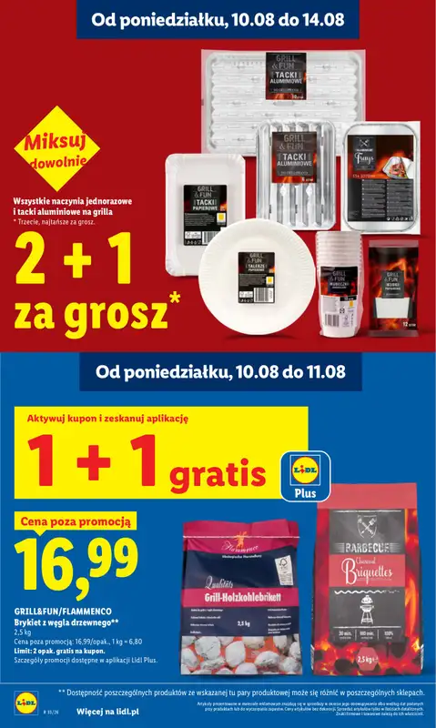 Lidl - gazetka promocyjna Oferta od poniedziałku od poniedziałku 10.08 do wtorku 11.08 - strona 14