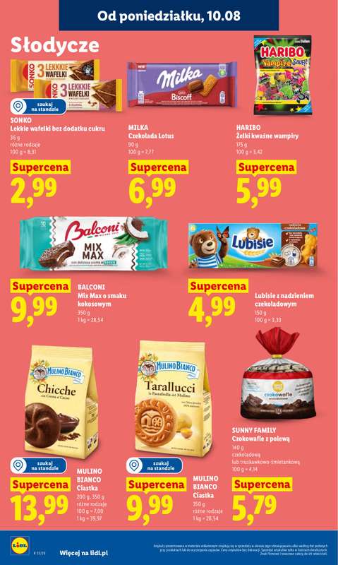 Lidl - gazetka promocyjna Oferta od poniedziałku od poniedziałku 10.08 do wtorku 11.08 - strona 80