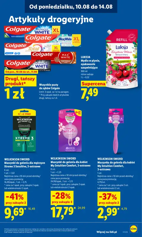 Lidl - gazetka promocyjna Oferta od poniedziałku od poniedziałku 10.08 do wtorku 11.08 - strona 87