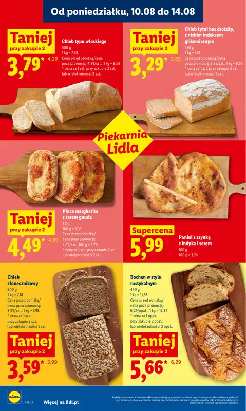 Lidl - gazetka promocyjna Oferta od poniedziałku od poniedziałku 10.08 do wtorku 11.08 - strona 50
