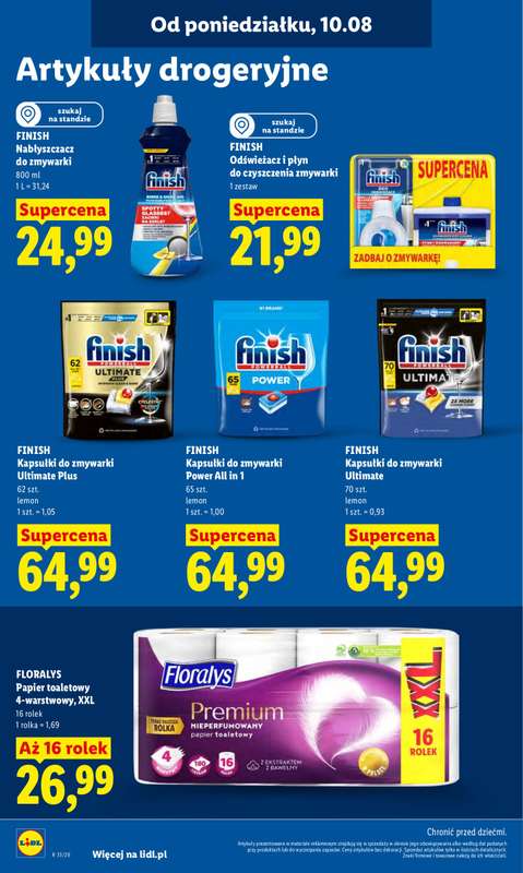 Lidl - gazetka promocyjna Oferta od poniedziałku od poniedziałku 10.08 do wtorku 11.08 - strona 90