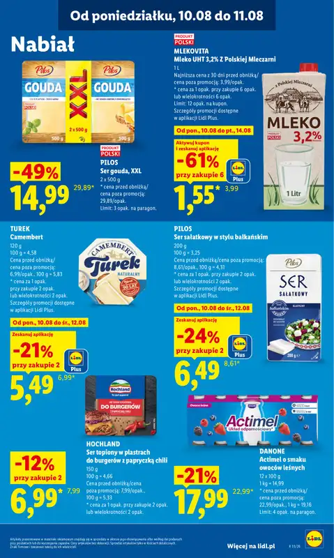 Lidl - gazetka promocyjna Oferta od poniedziałku od poniedziałku 10.08 do wtorku 11.08 - strona 59