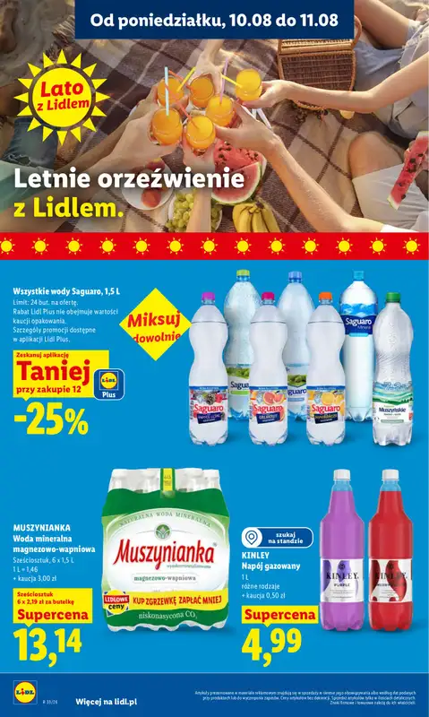 Lidl - gazetka promocyjna Oferta od poniedziałku od poniedziałku 10.08 do wtorku 11.08 - strona 70