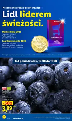 Lidl - gazetka promocyjna Oferta od poniedziałku od poniedziałku 10.08 do wtorku 11.08 - strona 40