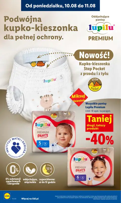 Lidl - gazetka promocyjna Oferta od poniedziałku od poniedziałku 10.08 do wtorku 11.08 - strona 86