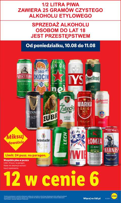 Lidl - gazetka promocyjna Oferta od poniedziałku od poniedziałku 10.08 do wtorku 11.08 - strona 15