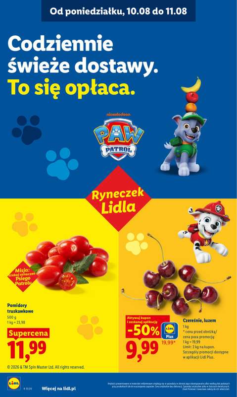 Lidl - gazetka promocyjna Oferta od poniedziałku od poniedziałku 10.08 do wtorku 11.08 - strona 44