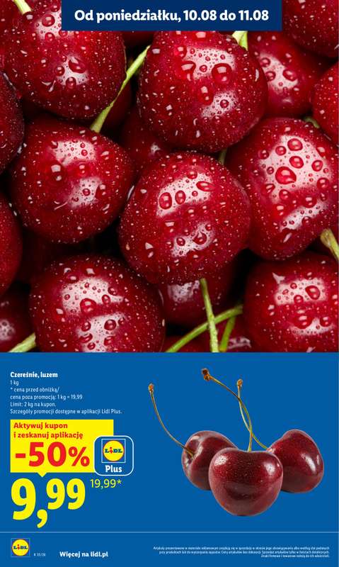 Lidl - gazetka promocyjna Oferta od poniedziałku od poniedziałku 10.08 do wtorku 11.08 - strona 22
