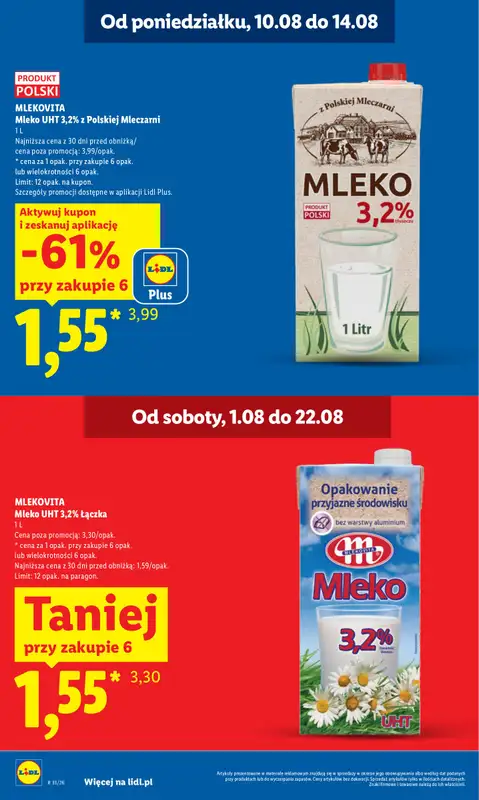 Lidl - gazetka promocyjna Oferta od poniedziałku od poniedziałku 10.08 do wtorku 11.08 - strona 10