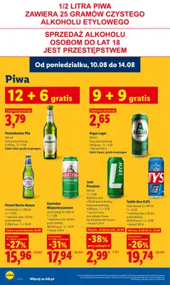 Lidl - gazetka promocyjna Oferta od poniedziałku od poniedziałku 10.08 do wtorku 11.08 - strona 74