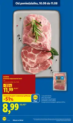 Lidl - gazetka promocyjna Oferta od poniedziałku od poniedziałku 10.08 do wtorku 11.08 - strona 12